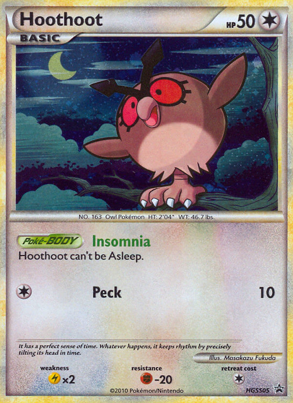 Hoothoot (HGSS05) [HeartGold & SoulSilver: Black Star Promos] | Event Horizon Hobbies CA