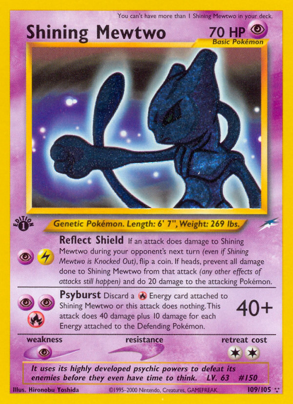 Shining Mewtwo (109/105) [Neo Destiny 1st Edition] | Event Horizon Hobbies CA