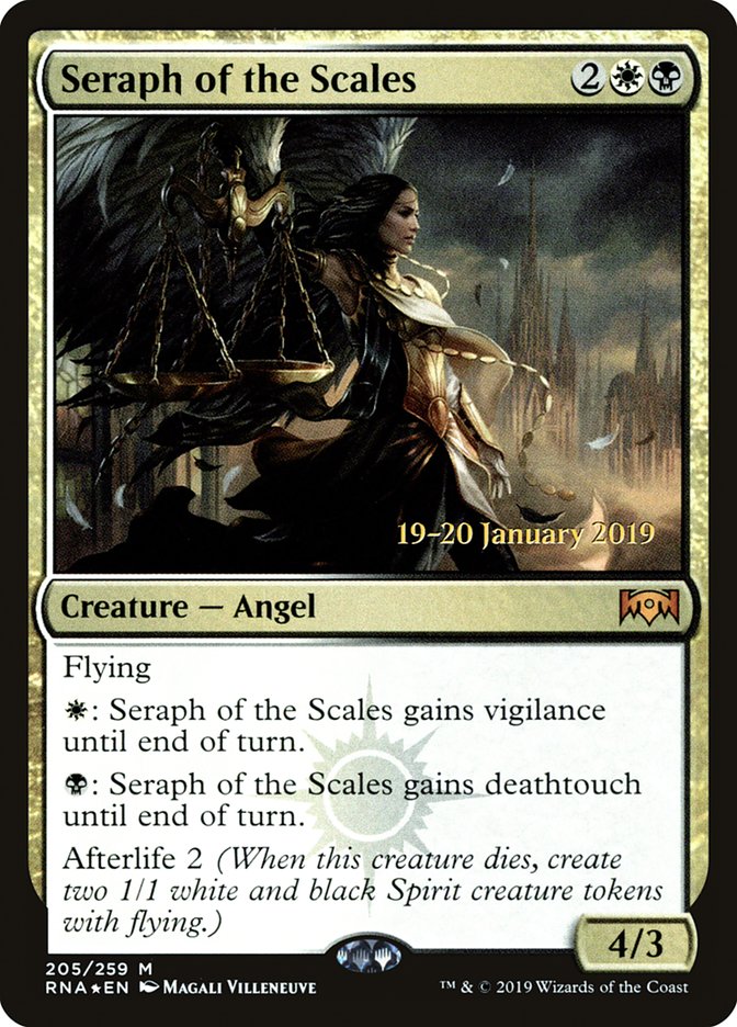 Seraph of the Scales [Ravnica Allegiance Prerelease Promos]