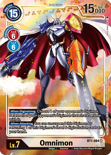 Omnimon [BT1-084] (Alternate Art) [Release Special Booster Ver.1.0] | Event Horizon Hobbies CA