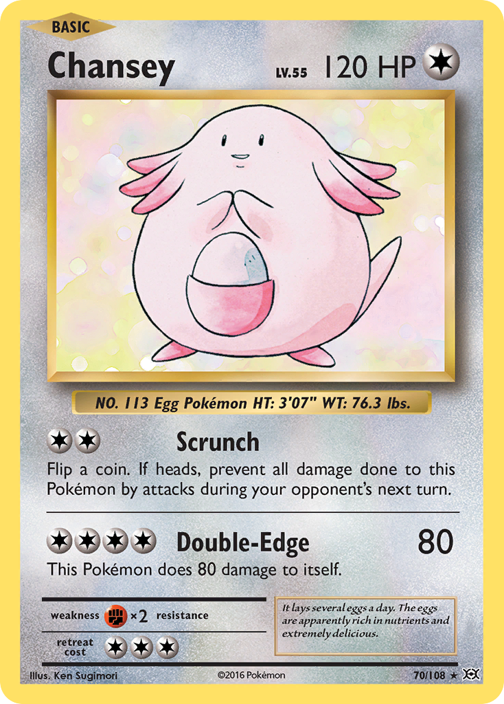 Chansey (70/108) [XY: Evolutions] | Event Horizon Hobbies CA