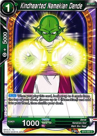 Kindhearted Namekian Dende (BT4-055) [Colossal Warfare] | Event Horizon Hobbies CA