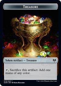 Treasure // Icy Manalith Double-sided Token [Kaldheim Tokens] | Event Horizon Hobbies CA