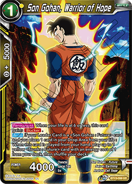 Son Gohan, Warrior of Hope (Uncommon) (BT13-099) [Supreme Rivalry] | Event Horizon Hobbies CA