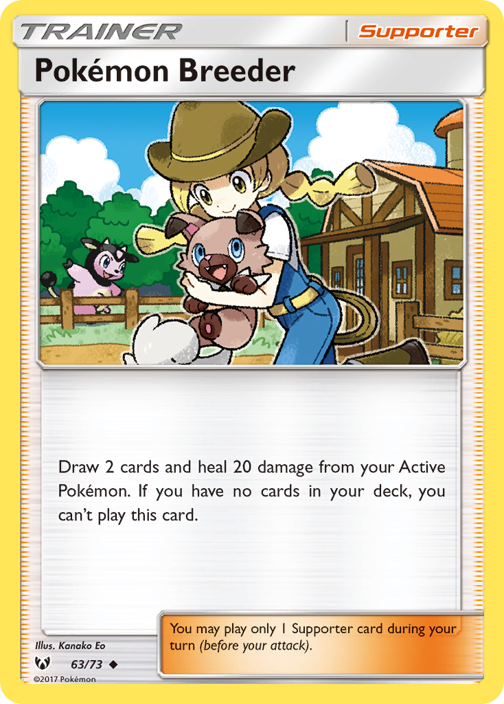 Pokemon Breeder (63/73) [Sun & Moon: Shining Legends] | Event Horizon Hobbies CA