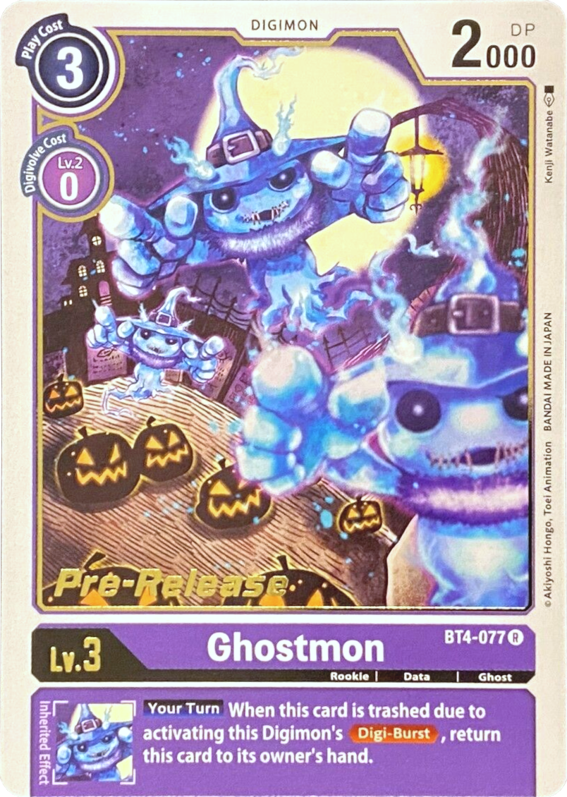 Ghostmon [BT4-077] [Great Legend Pre-Release Promos] | Event Horizon Hobbies CA