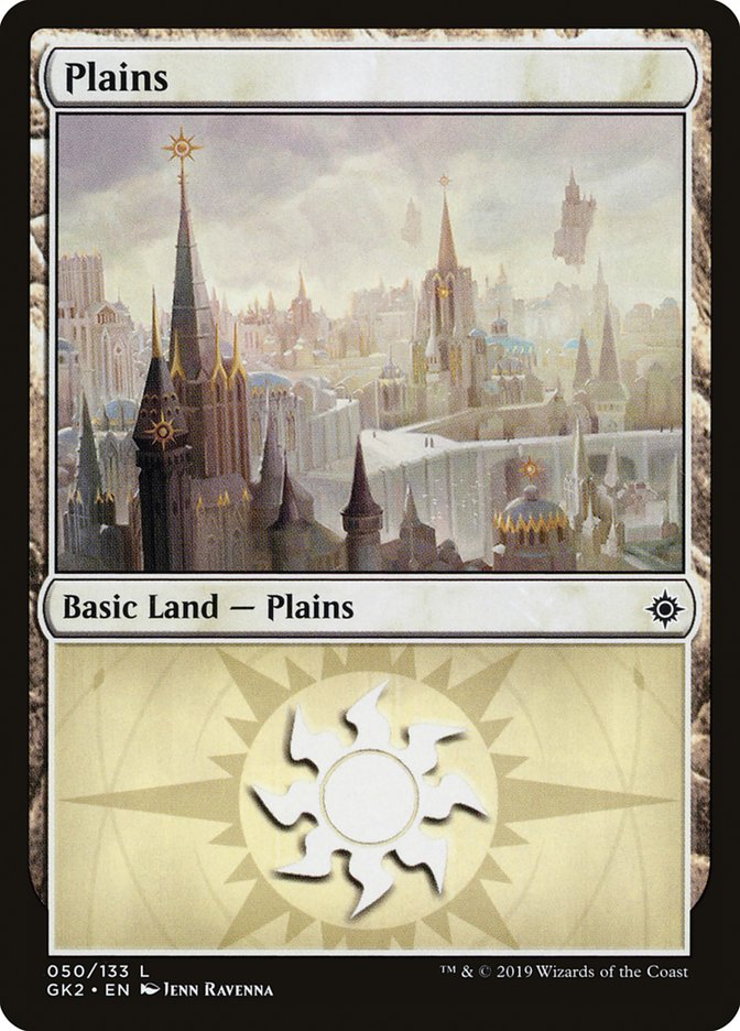 Plains (50) [Ravnica Allegiance Guild Kit] | Event Horizon Hobbies CA