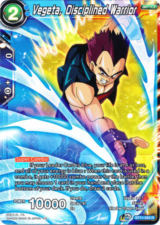 Vegeta, Disciplined Warrior (BT11-054) [Vermilion Bloodline] | Event Horizon Hobbies CA