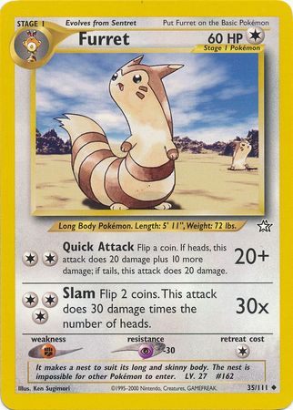 Furret (35/111) [Neo Genesis Unlimited] | Event Horizon Hobbies CA