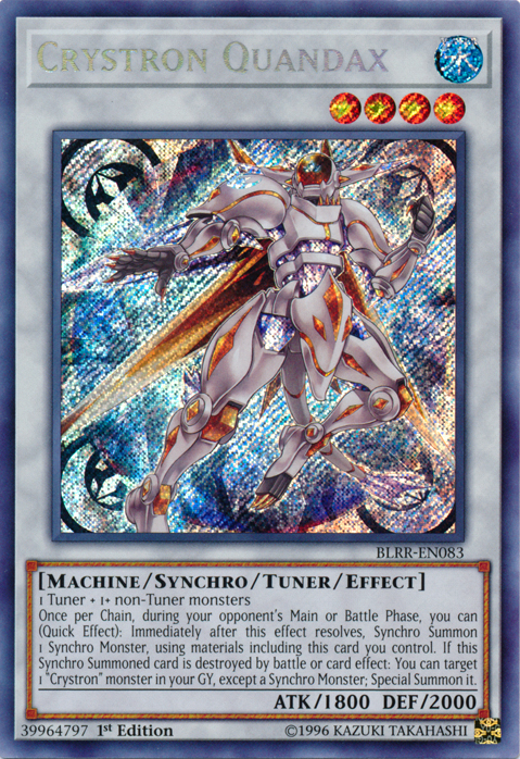 Crystron Quandax [BLRR-EN083] Secret Rare | Event Horizon Hobbies CA