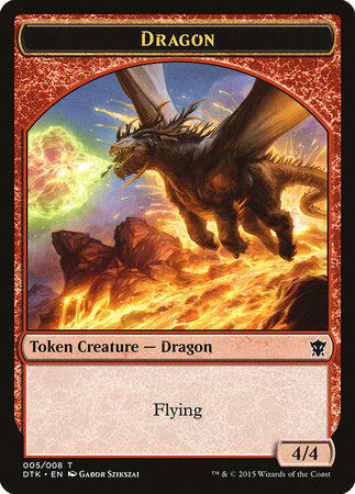 Dragon Token [Dragons of Tarkir Tokens] | Event Horizon Hobbies CA