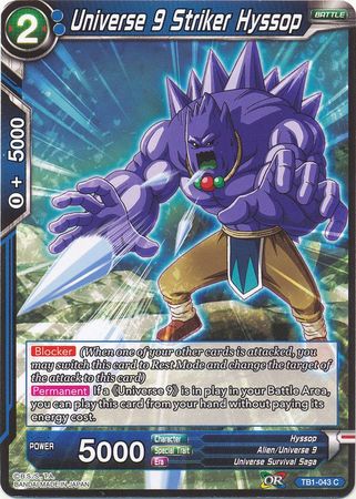 Universe 9 Striker Hyssop (TB1-043) [The Tournament of Power] | Event Horizon Hobbies CA