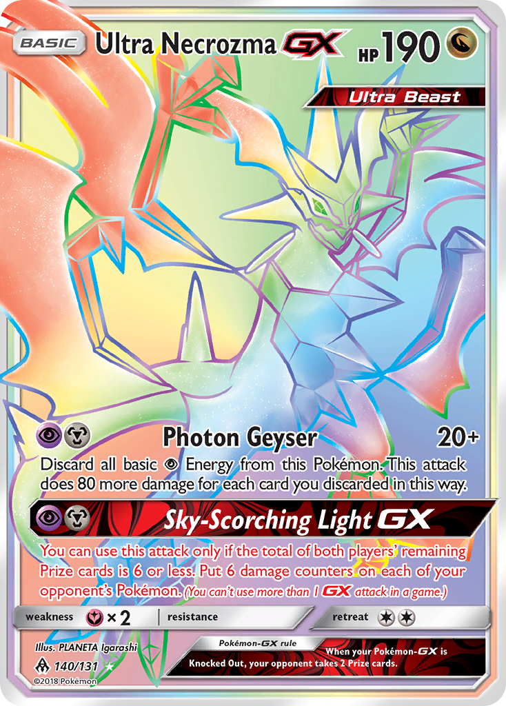 Ultra Necrozma GX (140/131) [Sun & Moon: Forbidden Light] | Event Horizon Hobbies CA