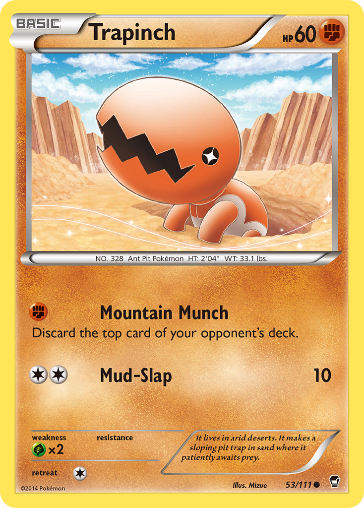 Trapinch (53/111) [XY: Furious Fists] | Event Horizon Hobbies CA