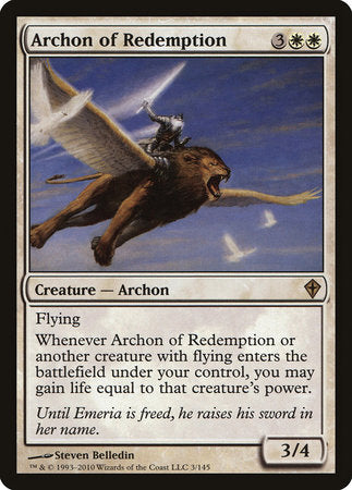 Archon of Redemption [Worldwake] | Event Horizon Hobbies CA