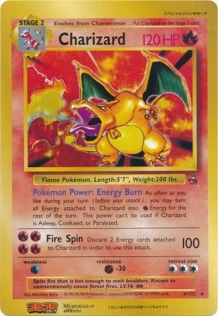 Charizard (4/102) (CoroCoro Promo) (Jumbo Card) [Base Set Unlimited] | Event Horizon Hobbies CA