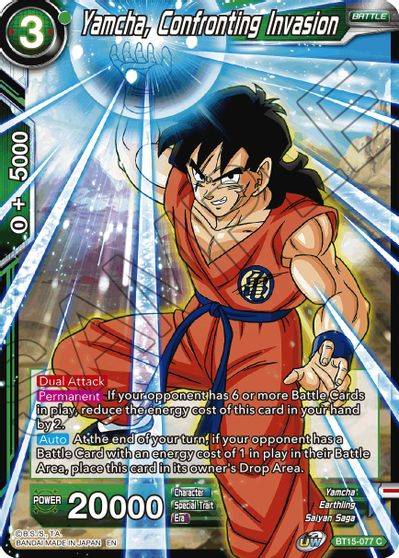 Yamcha, Confronting Invasion (BT15-077) [Saiyan Showdown] | Event Horizon Hobbies CA