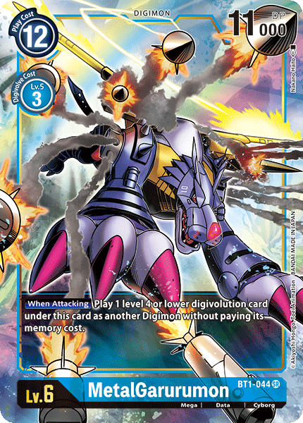 MetalGarurumon [BT1-044] (Alternate Art) [Release Special Booster Ver.1.0] | Event Horizon Hobbies CA