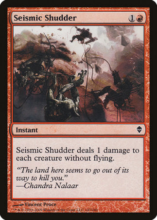 Seismic Shudder [Zendikar] | Event Horizon Hobbies CA