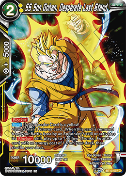 SS Son Gohan, Desperate Last Stand (Common) (BT13-097) [Supreme Rivalry] | Event Horizon Hobbies CA