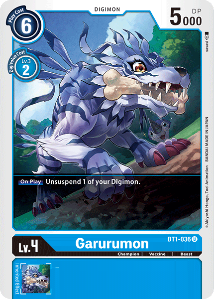 Garurumon [BT1-036] [Release Special Booster Ver.1.0] | Event Horizon Hobbies CA