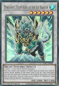 Dewloren, Tiger King of the Ice Barrier [SDFC-EN042] Ultra Rare | Event Horizon Hobbies CA