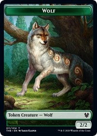 Wolf Token [Theros Beyond Death] | Event Horizon Hobbies CA