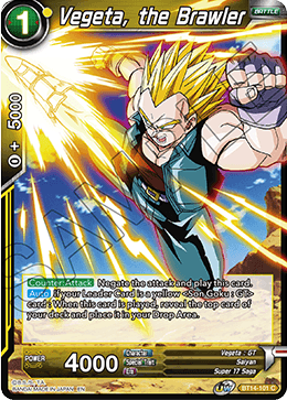 Vegeta, the Brawler (BT14-101) [Cross Spirits] | Event Horizon Hobbies CA