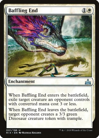 Baffling End [Rivals of Ixalan] | Event Horizon Hobbies CA