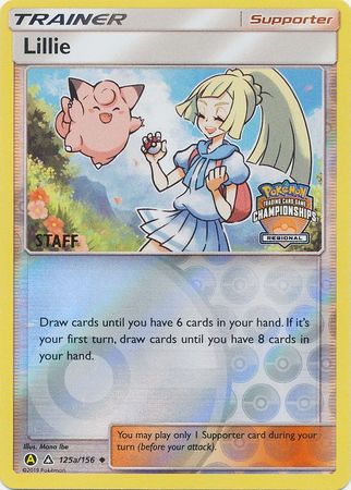 Lillie (125a/156) (Regional Promo Staff) [Sun & Moon: Ultra Prism] | Event Horizon Hobbies CA