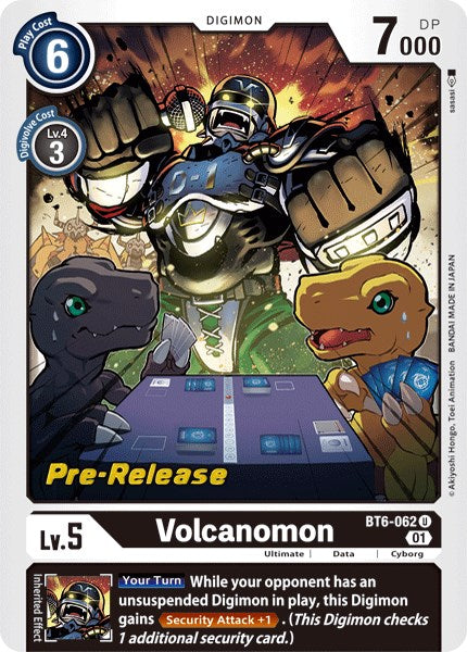Volcanomon [BT6-062] [Double Diamond Pre-Release Cards] | Event Horizon Hobbies CA