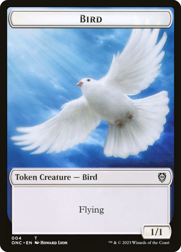 Bird // Cat Double-Sided Token [Phyrexia: All Will Be One Commander Tokens] | Event Horizon Hobbies CA