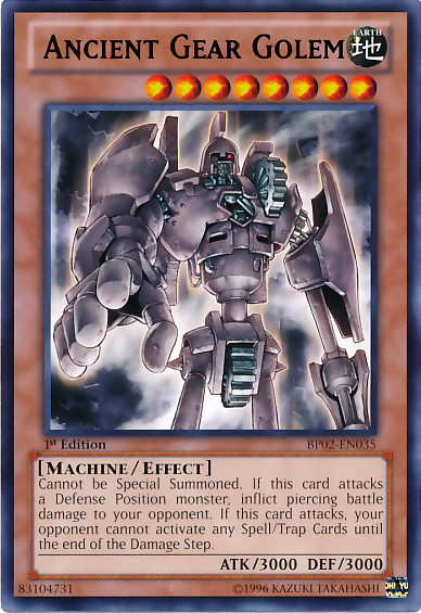 Ancient Gear Golem [BP02-EN035] Rare | Event Horizon Hobbies CA