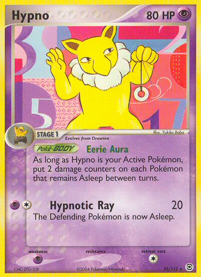 Hypno (25/112) [EX: FireRed & LeafGreen] | Event Horizon Hobbies CA