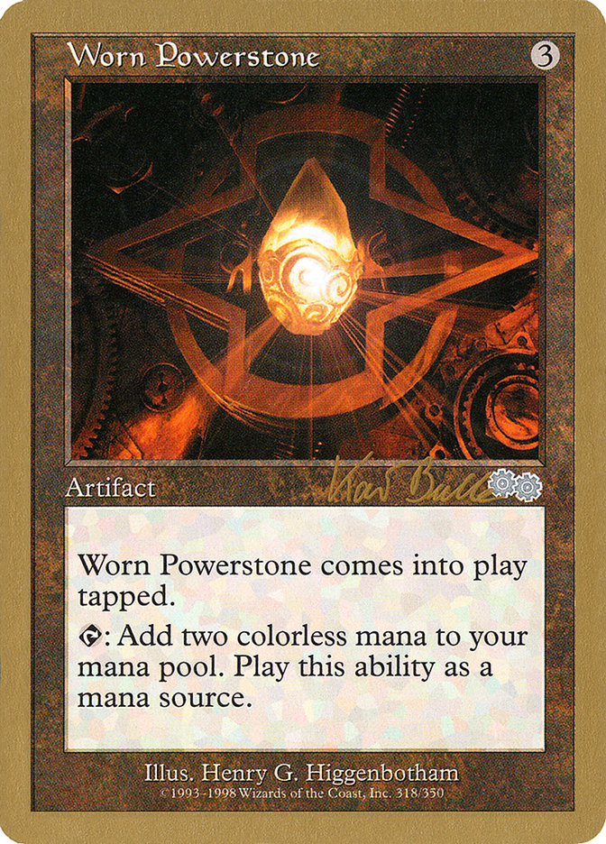 Worn Powerstone (Kai Budde) [World Championship Decks 1999] | Event Horizon Hobbies CA