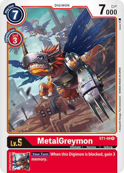 MetalGreymon [ST1-09] [Starter Deck: Gaia Red] | Event Horizon Hobbies CA