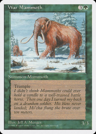 War Mammoth [Fourth Edition] | Event Horizon Hobbies CA