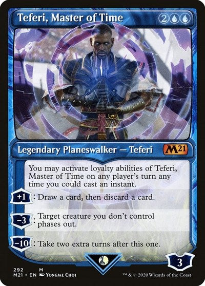 Teferi, Master of Time (Showcase) (292) [Core Set 2021] | Event Horizon Hobbies CA