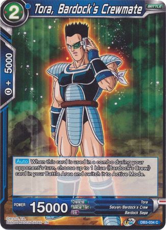 Tora, Bardock's Crewmate (DB3-034) [Giant Force] | Event Horizon Hobbies CA