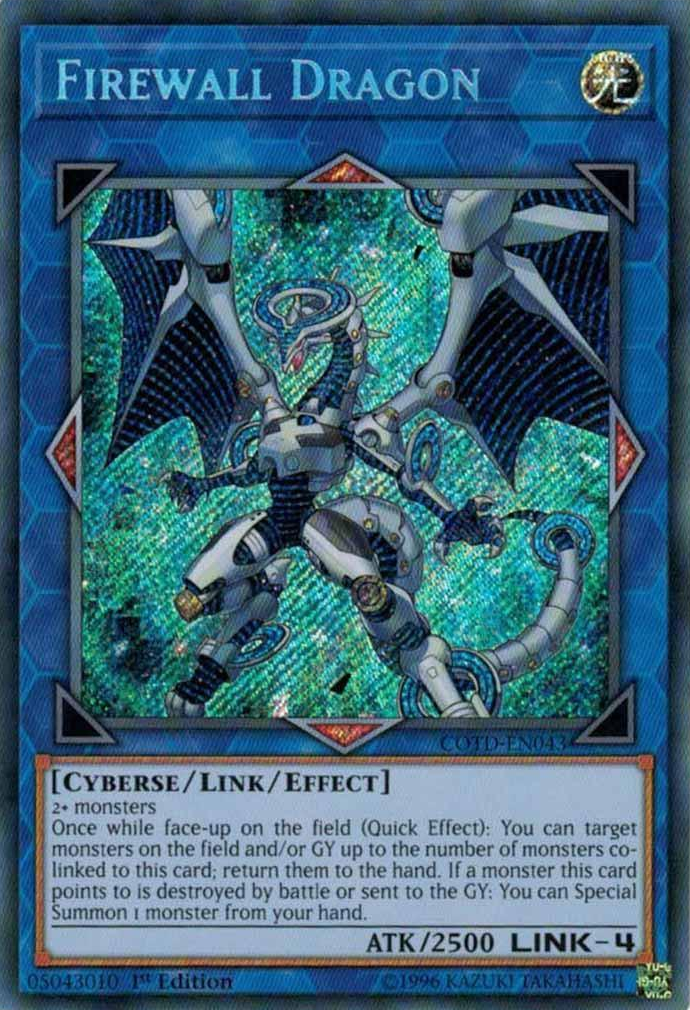 Firewall Dragon [COTD-EN043] Secret Rare | Event Horizon Hobbies CA