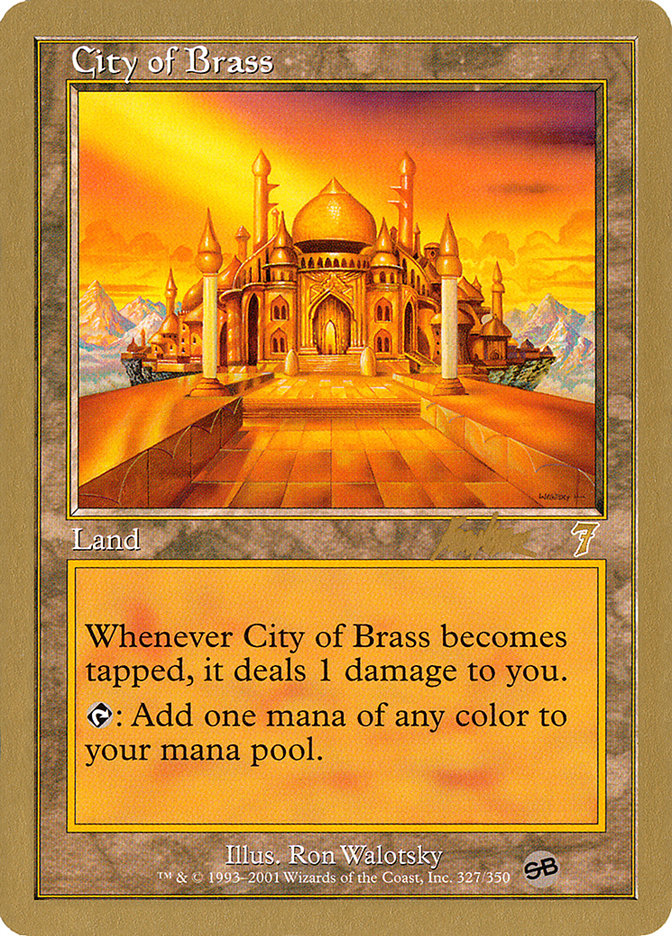 City of Brass (Brian Kibler) (SB) [World Championship Decks 2002] | Event Horizon Hobbies CA