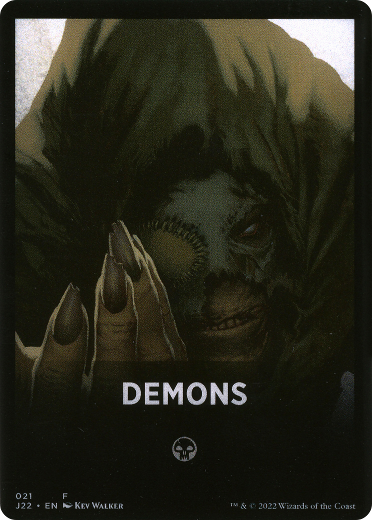 Demons Theme Card [Jumpstart 2022 Front Cards] | Event Horizon Hobbies CA