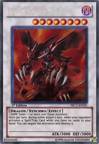 Void Ogre Dragon [PRC1-EN021] Secret Rare | Event Horizon Hobbies CA