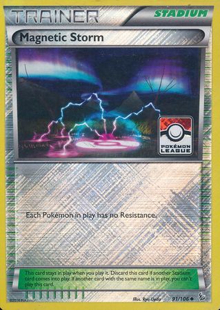 Magnetic Storm (91/106) (League Promo) [XY: Flashfire] | Event Horizon Hobbies CA