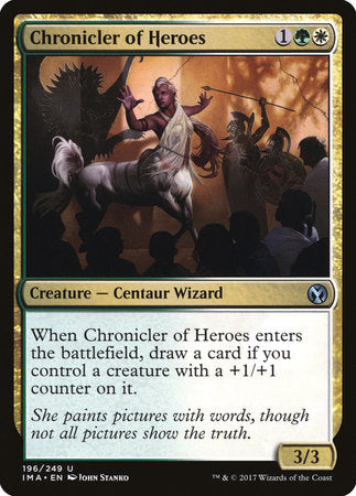 Chronicler of Heroes [Iconic Masters] | Event Horizon Hobbies CA