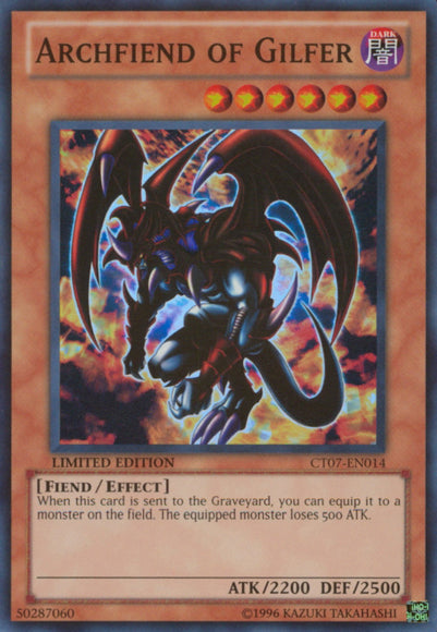 Archfiend of Gilfer [CT07-EN014] Super Rare | Event Horizon Hobbies CA