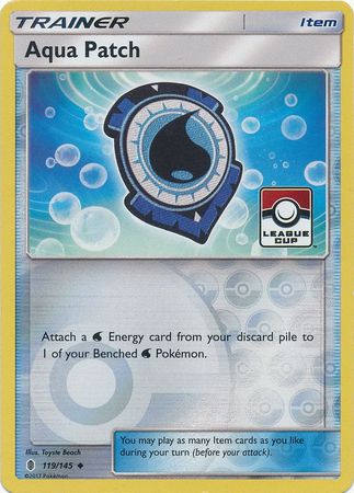 Aqua Patch (119/145) (League Promo) [Sun & Moon: Guardians Rising] | Event Horizon Hobbies CA