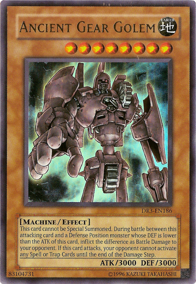 Ancient Gear Golem [DR3-EN186] Ultra Rare | Event Horizon Hobbies CA