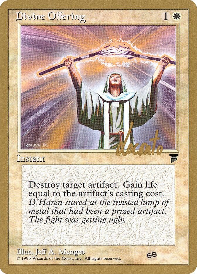 Divine Offering (Michael Loconto) (SB) [Pro Tour Collector Set] | Event Horizon Hobbies CA