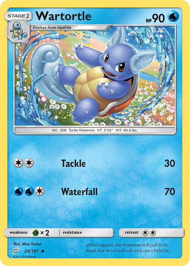 Wartortle (24/181) [Sun & Moon: Team Up] | Event Horizon Hobbies CA